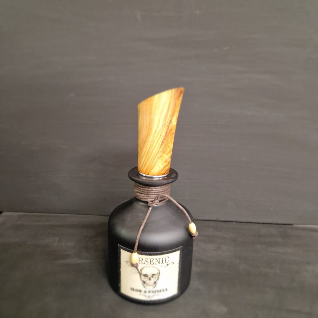 Bouchon à bouteille en bois d'olivier africain