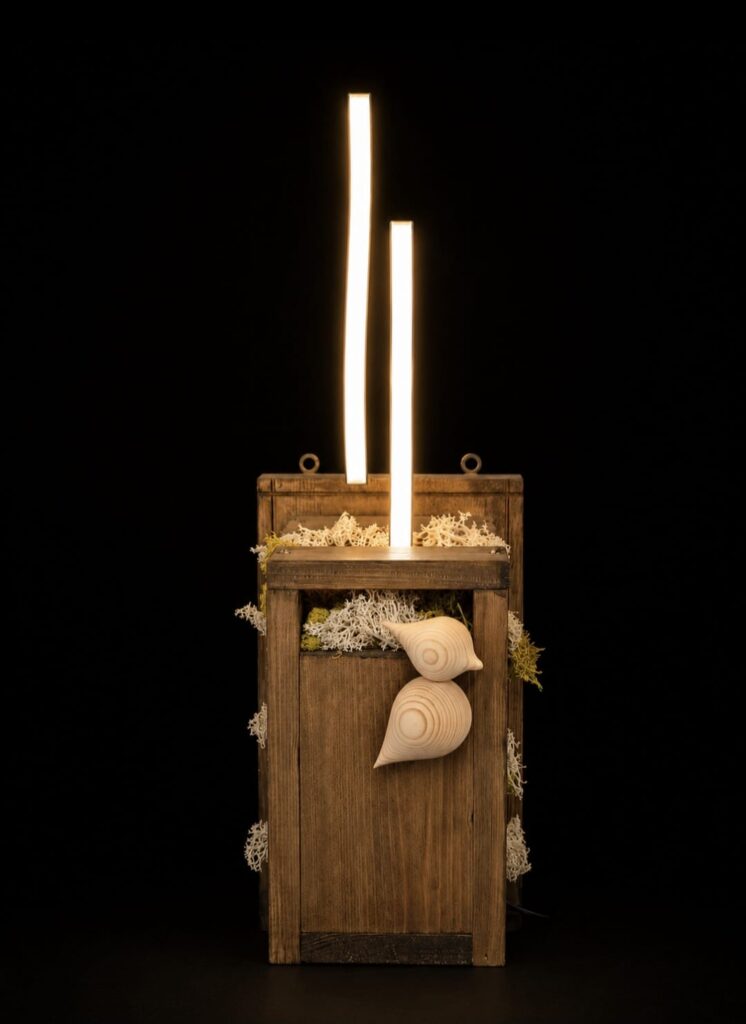 Lampe décorative " Le locataire "